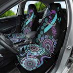 National Suicide Prevention Car Seat Cover Aboriginal Ribbon Dot Painting