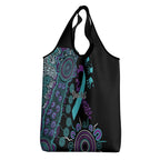 National Suicide Prevention Grocery Bag Aboriginal Ribbon Dot Painting