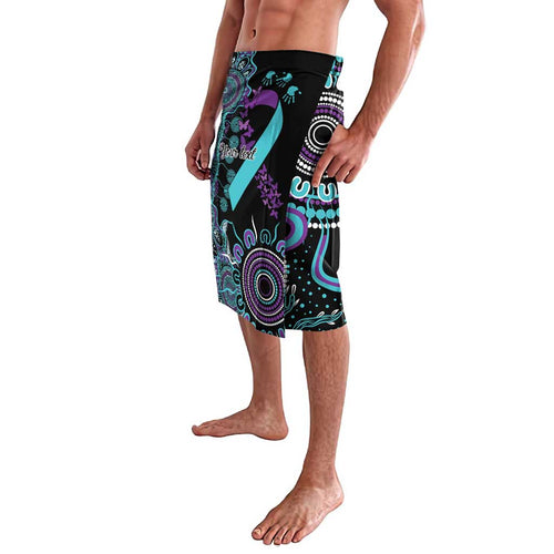 National Suicide Prevention Lavalava Aboriginal Ribbon Dot Painting
