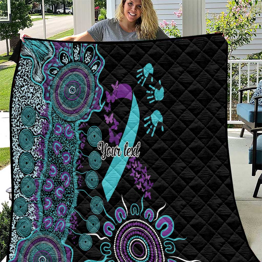 National Suicide Prevention Quilt Aboriginal Ribbon Dot Painting