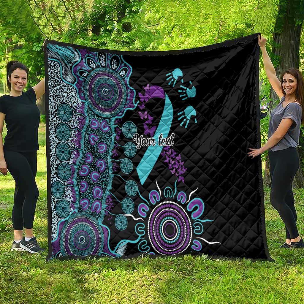 National Suicide Prevention Quilt Aboriginal Ribbon Dot Painting