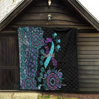 National Suicide Prevention Quilt Aboriginal Ribbon Dot Painting