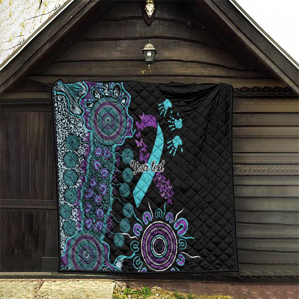 National Suicide Prevention Quilt Aboriginal Ribbon Dot Painting