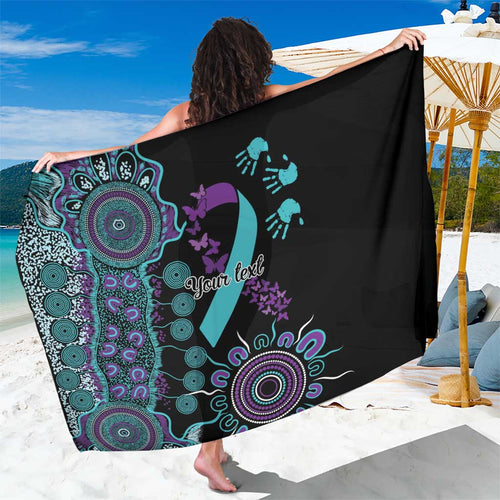 National Suicide Prevention Sarong Aboriginal Ribbon Dot Painting
