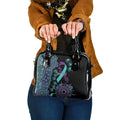 National Suicide Prevention Shoulder Handbag Aboriginal Ribbon Dot Painting