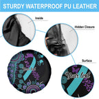 National Suicide Prevention Spare Tire Cover Aboriginal Ribbon Dot Painting
