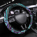 National Suicide Prevention Steering Wheel Cover Aboriginal Ribbon Dot Painting