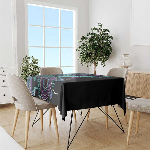 National Suicide Prevention Tablecloth Aboriginal Ribbon Dot Painting