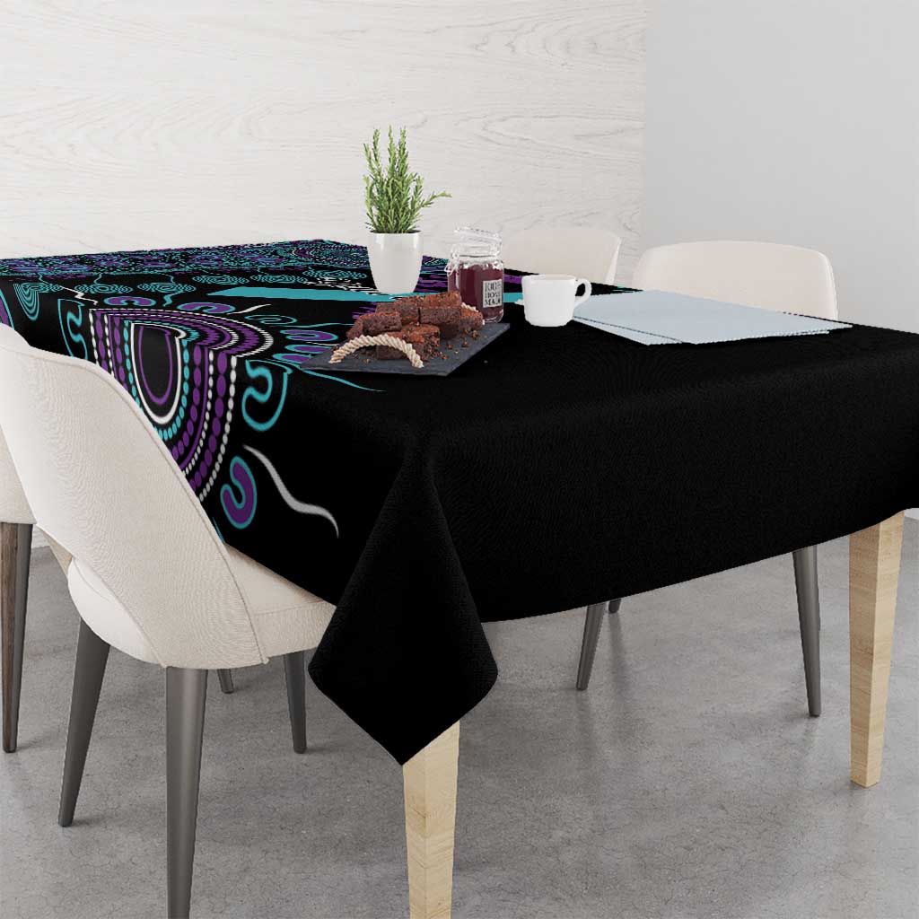National Suicide Prevention Tablecloth Aboriginal Ribbon Dot Painting