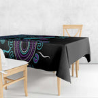 National Suicide Prevention Tablecloth Aboriginal Ribbon Dot Painting