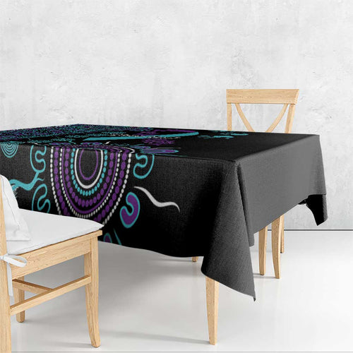 National Suicide Prevention Tablecloth Aboriginal Ribbon Dot Painting