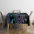 National Suicide Prevention Tablecloth Aboriginal Ribbon Dot Painting