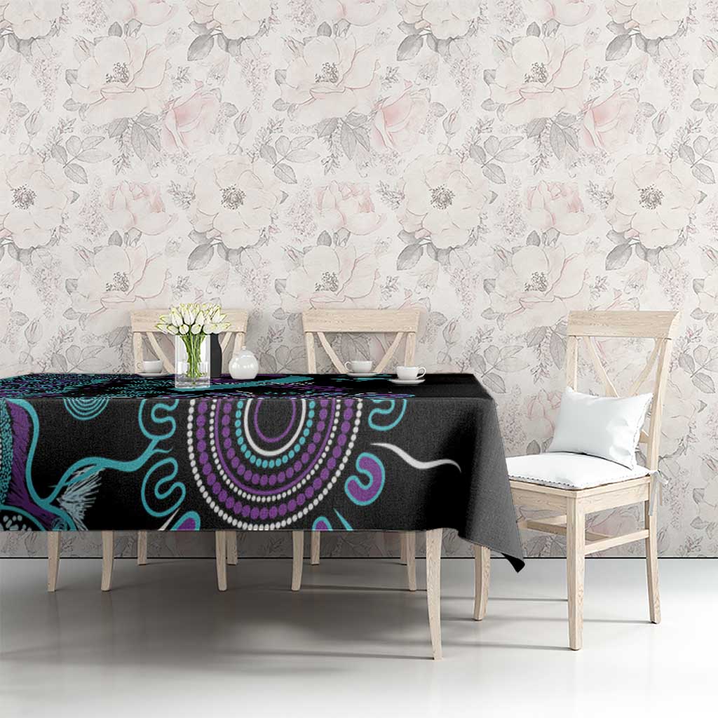 National Suicide Prevention Tablecloth Aboriginal Ribbon Dot Painting