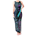 National Suicide Prevention Tank Maxi Dress Aboriginal Ribbon Dot Painting