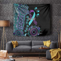 National Suicide Prevention Tapestry Aboriginal Ribbon Dot Painting