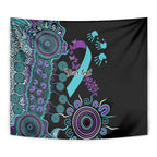 National Suicide Prevention Tapestry Aboriginal Ribbon Dot Painting