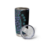 National Suicide Prevention Tumbler Cup Aboriginal Ribbon Dot Painting