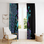 National Suicide Prevention Window Curtain Aboriginal Ribbon Dot Painting