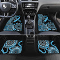 Prostate Cancer Awareness Personalised Car Mats Aboriginal Ribbon Dot Painting