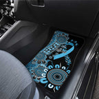 Prostate Cancer Awareness Personalised Car Mats Aboriginal Ribbon Dot Painting