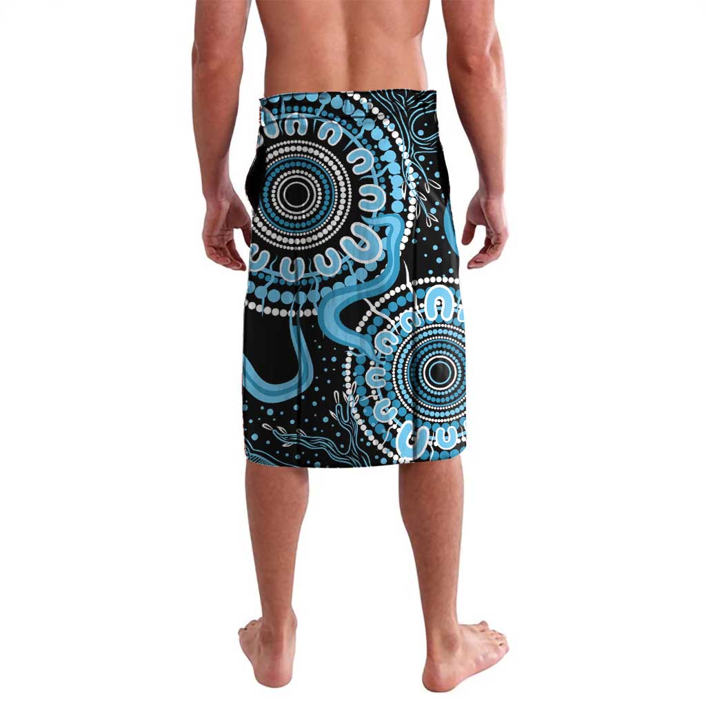 Prostate Cancer Awareness Personalised Lavalava Aboriginal Ribbon Dot Painting