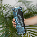Prostate Cancer Awareness Personalised Skinny Tumbler Aboriginal Ribbon Dot Painting