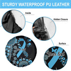 Prostate Cancer Awareness Personalised Spare Tire Cover Aboriginal Ribbon Dot Painting