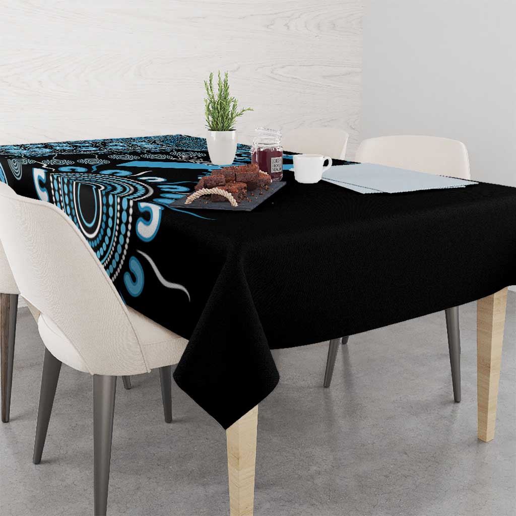 Prostate Cancer Awareness Personalised Tablecloth Aboriginal Ribbon Dot Painting