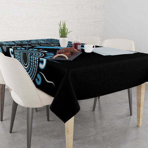 Prostate Cancer Awareness Personalised Tablecloth Aboriginal Ribbon Dot Painting