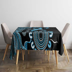 Prostate Cancer Awareness Personalised Tablecloth Aboriginal Ribbon Dot Painting