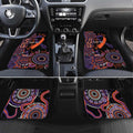 Psoriasis Awareness Personalised Car Mats Aboriginal Ribbon Dot Painting
