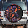 Psoriasis Awareness Personalised Spare Tire Cover Aboriginal Ribbon Dot Painting