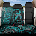 PTSD Awareness Personalised Back Car Seat Cover Aboriginal Ribbon Dot Painting