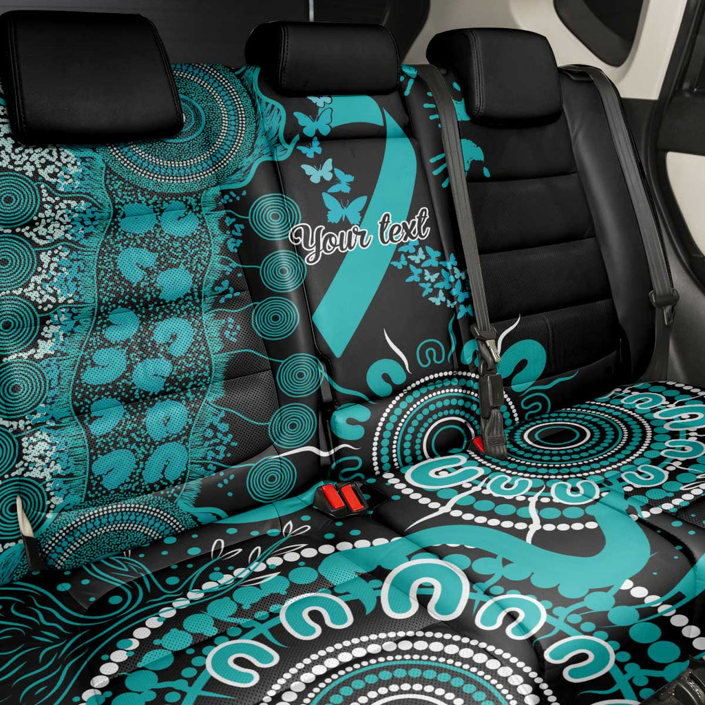 PTSD Awareness Personalised Back Car Seat Cover Aboriginal Ribbon Dot Painting