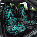 PTSD Awareness Personalised Car Seat Cover Aboriginal Ribbon Dot Painting