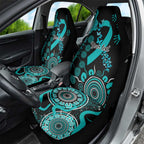 PTSD Awareness Personalised Car Seat Cover Aboriginal Ribbon Dot Painting