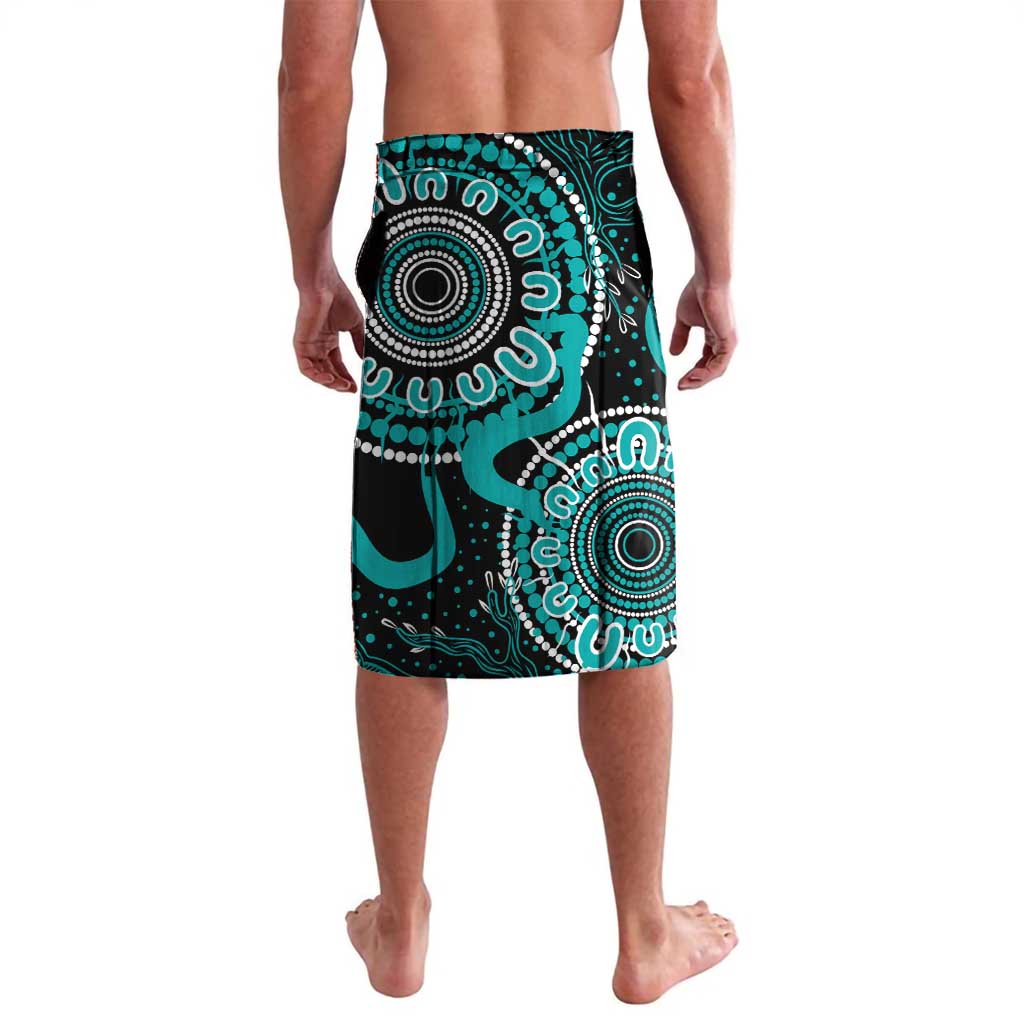 PTSD Awareness Personalised Lavalava Aboriginal Ribbon Dot Painting