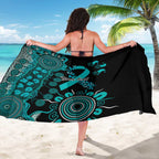 PTSD Awareness Personalised Sarong Aboriginal Ribbon Dot Painting