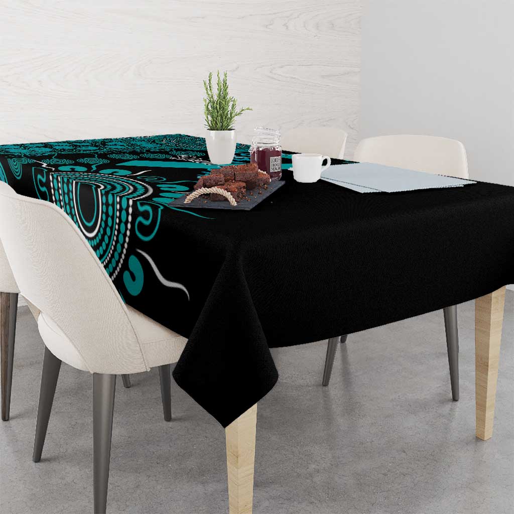 PTSD Awareness Personalised Tablecloth Aboriginal Ribbon Dot Painting