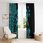 PTSD Awareness Personalised Window Curtain Aboriginal Ribbon Dot Painting