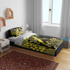 Sarcoma Awareness Personalised Bedding Set Aboriginal Ribbon Dot Painting