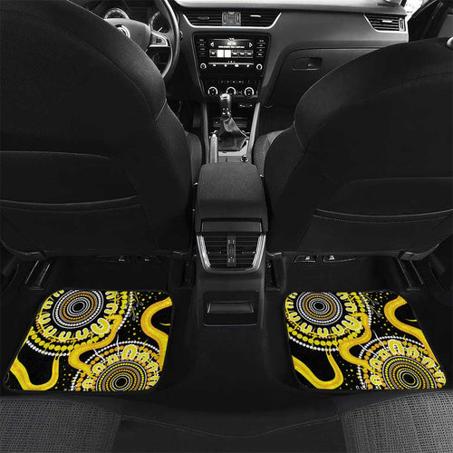 Sarcoma Awareness Personalised Car Mats Aboriginal Ribbon Dot Painting