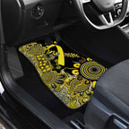 Sarcoma Awareness Personalised Car Mats Aboriginal Ribbon Dot Painting