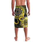Sarcoma Awareness Personalised Lavalava Aboriginal Ribbon Dot Painting