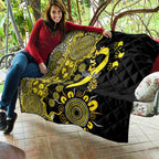 Sarcoma Awareness Personalised Quilt Aboriginal Ribbon Dot Painting