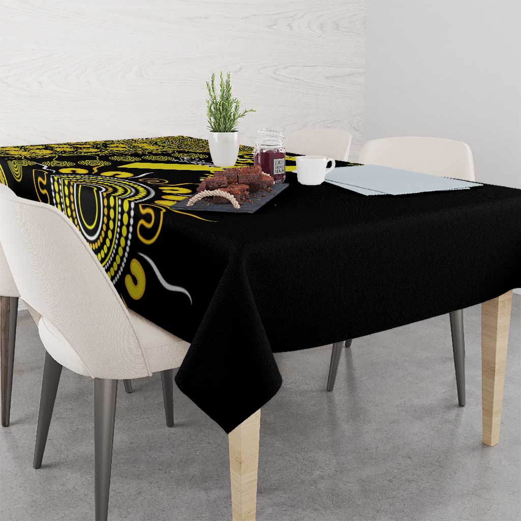 Sarcoma Awareness Personalised Tablecloth Aboriginal Ribbon Dot Painting