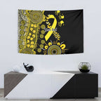 Sarcoma Awareness Personalised Tapestry Aboriginal Ribbon Dot Painting