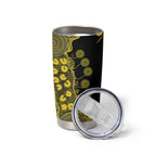 Sarcoma Awareness Personalised Tumbler Cup Aboriginal Ribbon Dot Painting