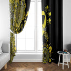 Sarcoma Awareness Personalised Window Curtain Aboriginal Ribbon Dot Painting