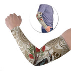 Kookaburra Bottlebrushes Personalised Arm Sleeves Aboriginal Australian Dot Painting - Aussie Hoodie